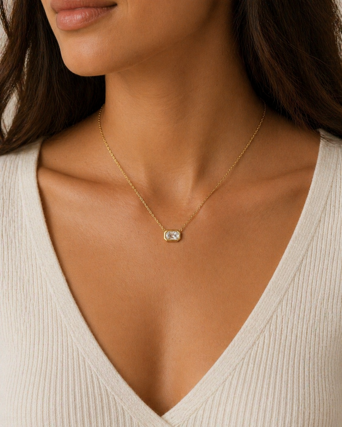 Lola CZ Pendant Necklace