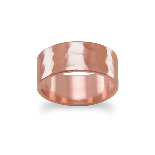 Briar Hammered Copper Band