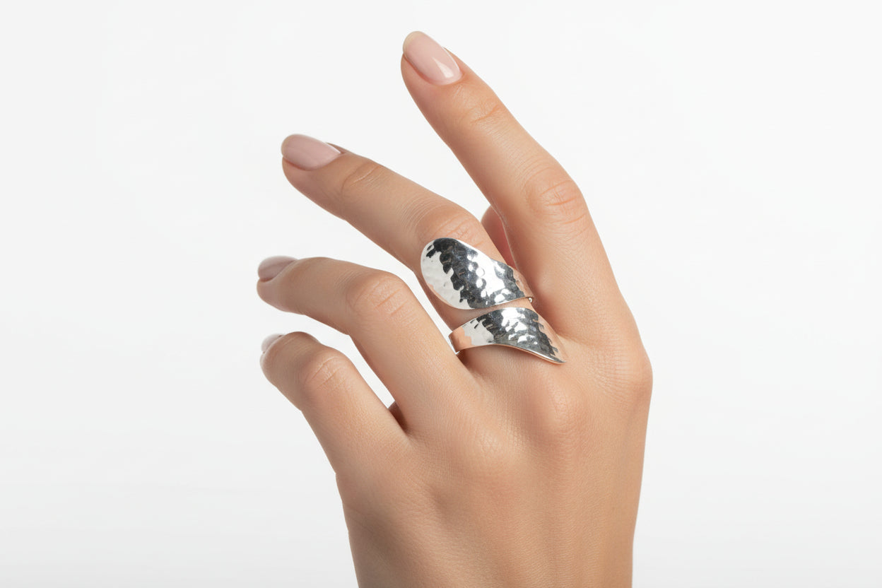 The Delilah Hammered Ring