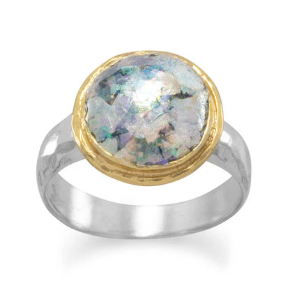 Aurelius Roman Glass Ring
