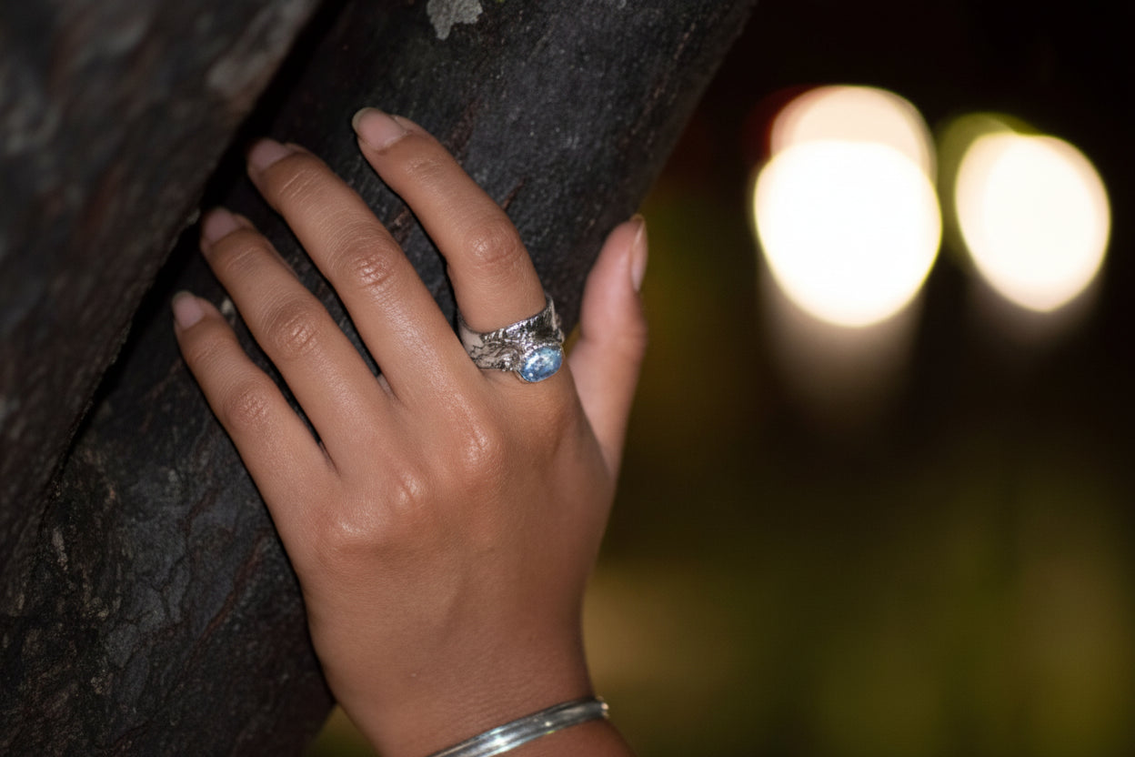 The Hadrian Roman Glass Ring Set