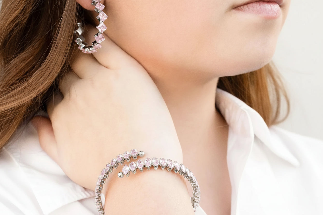 Pink Prism Bracelet