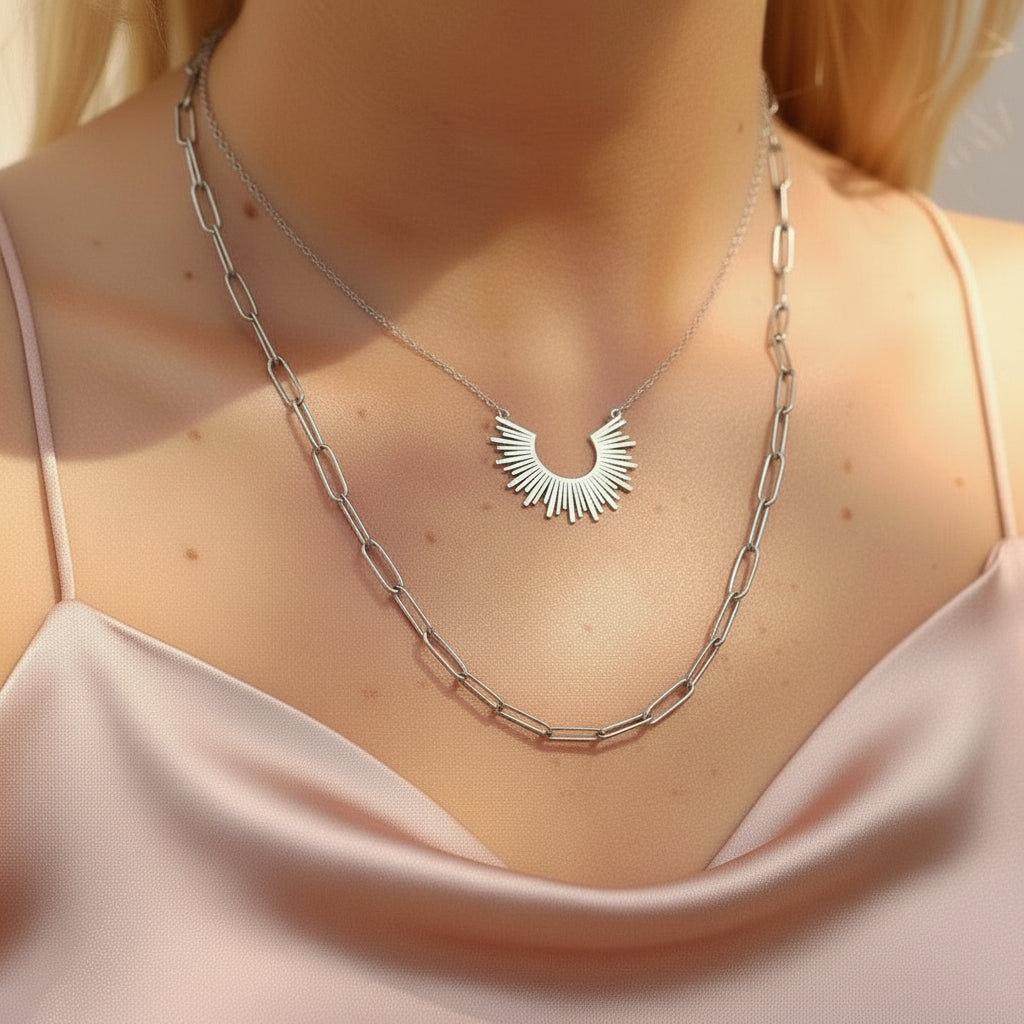 Solaris Layered Necklace