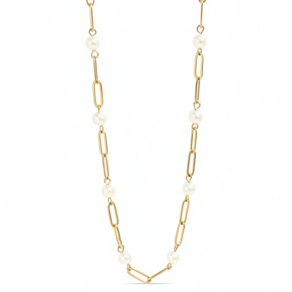 Everyday Jewell Pearl Link Necklace