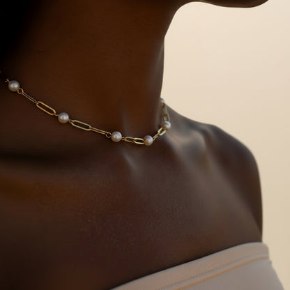 Everyday Jewell Pearl Link Necklace