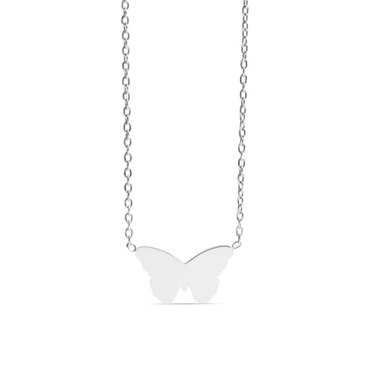 Arden Engravable Butterfly Necklace
