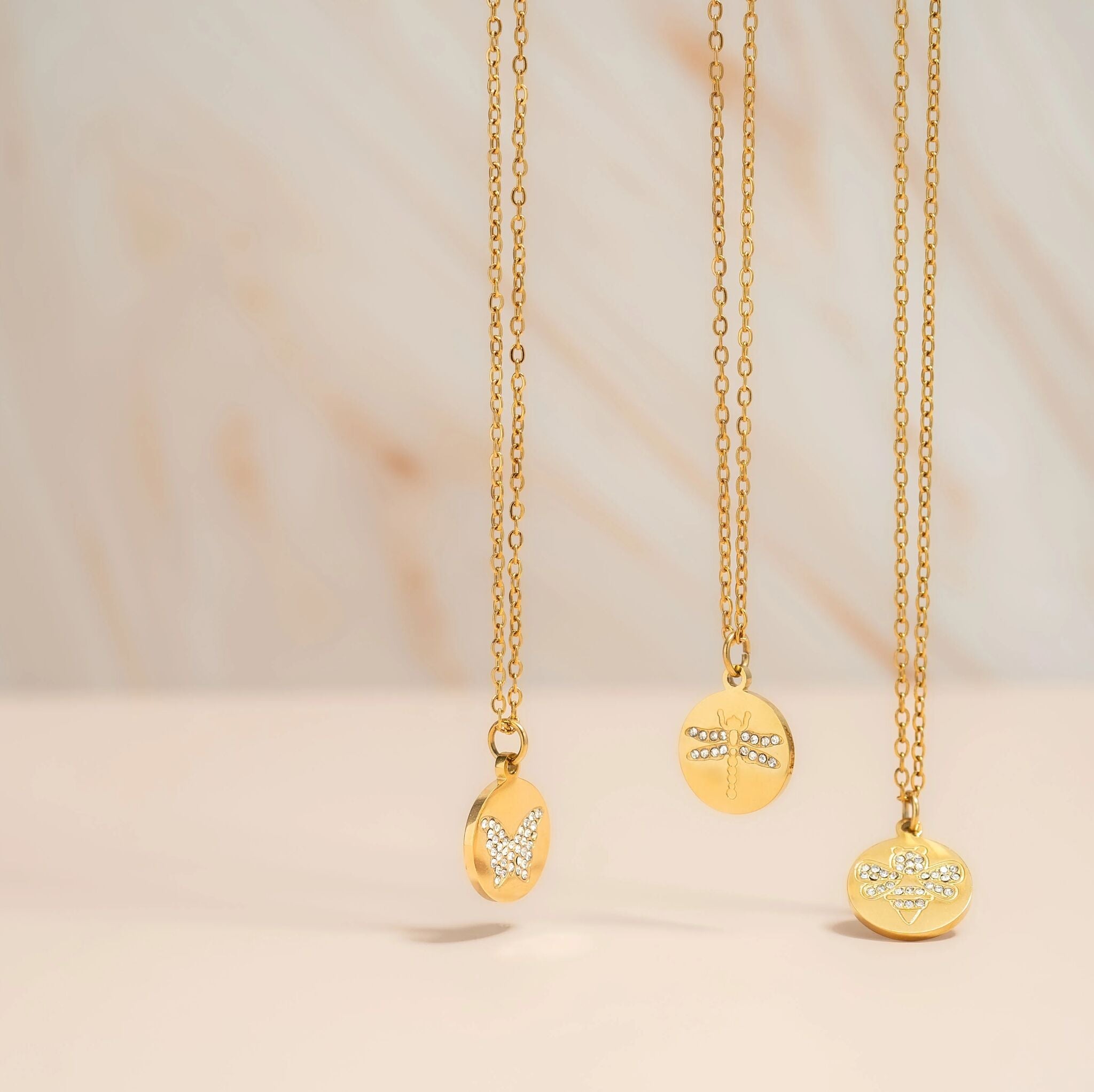 Cartouche Dragonfly Necklace