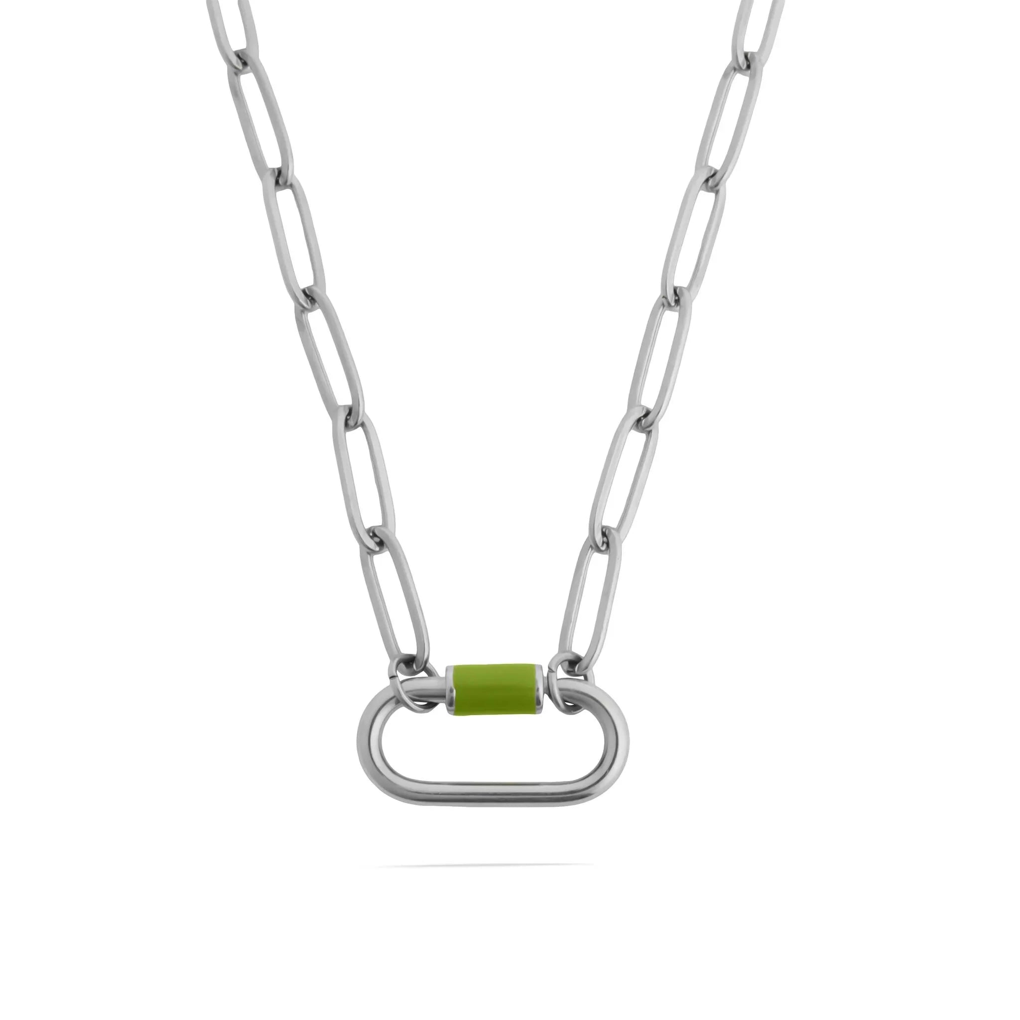 Solene SS Carabiner Necklace
