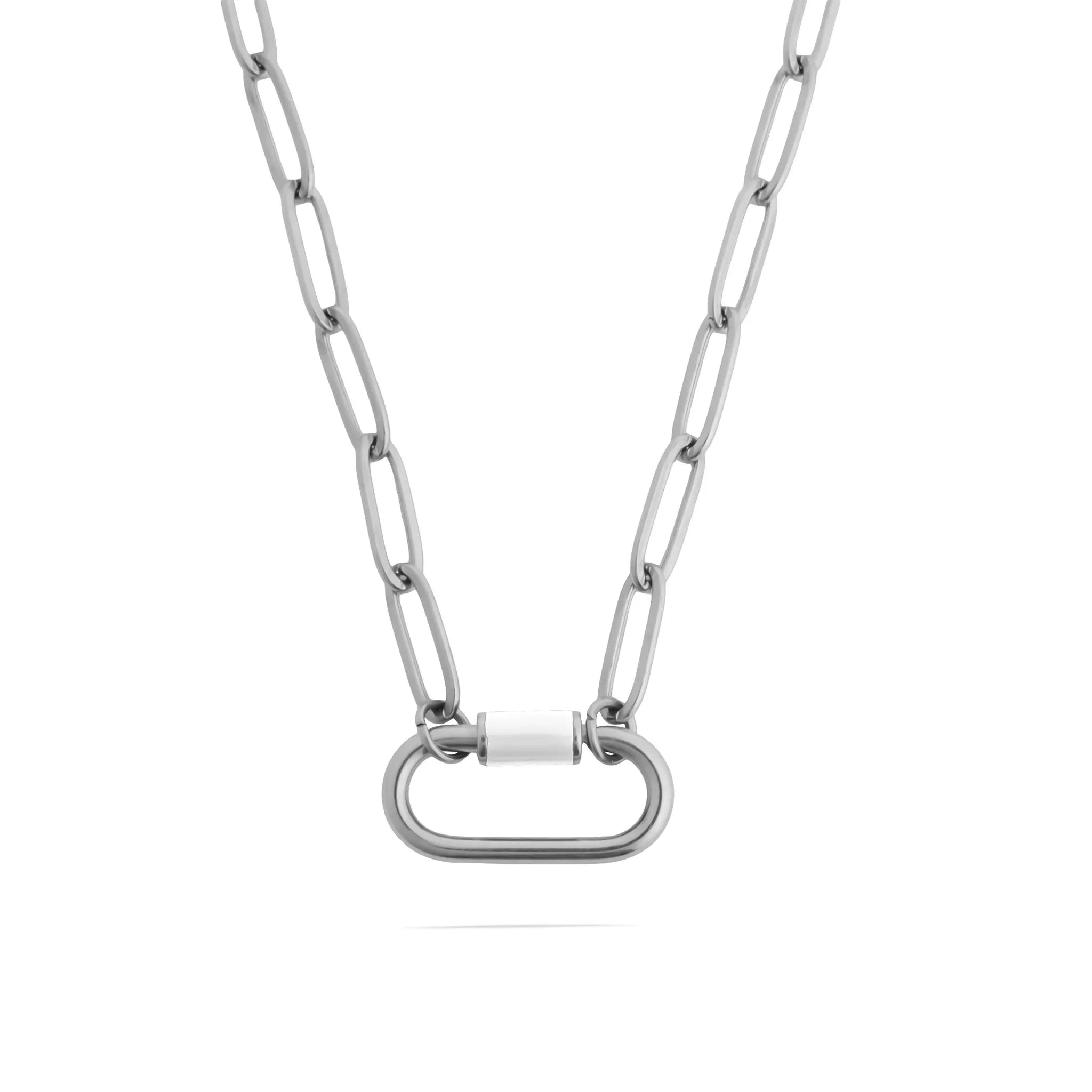Solene SS Carabiner Necklace