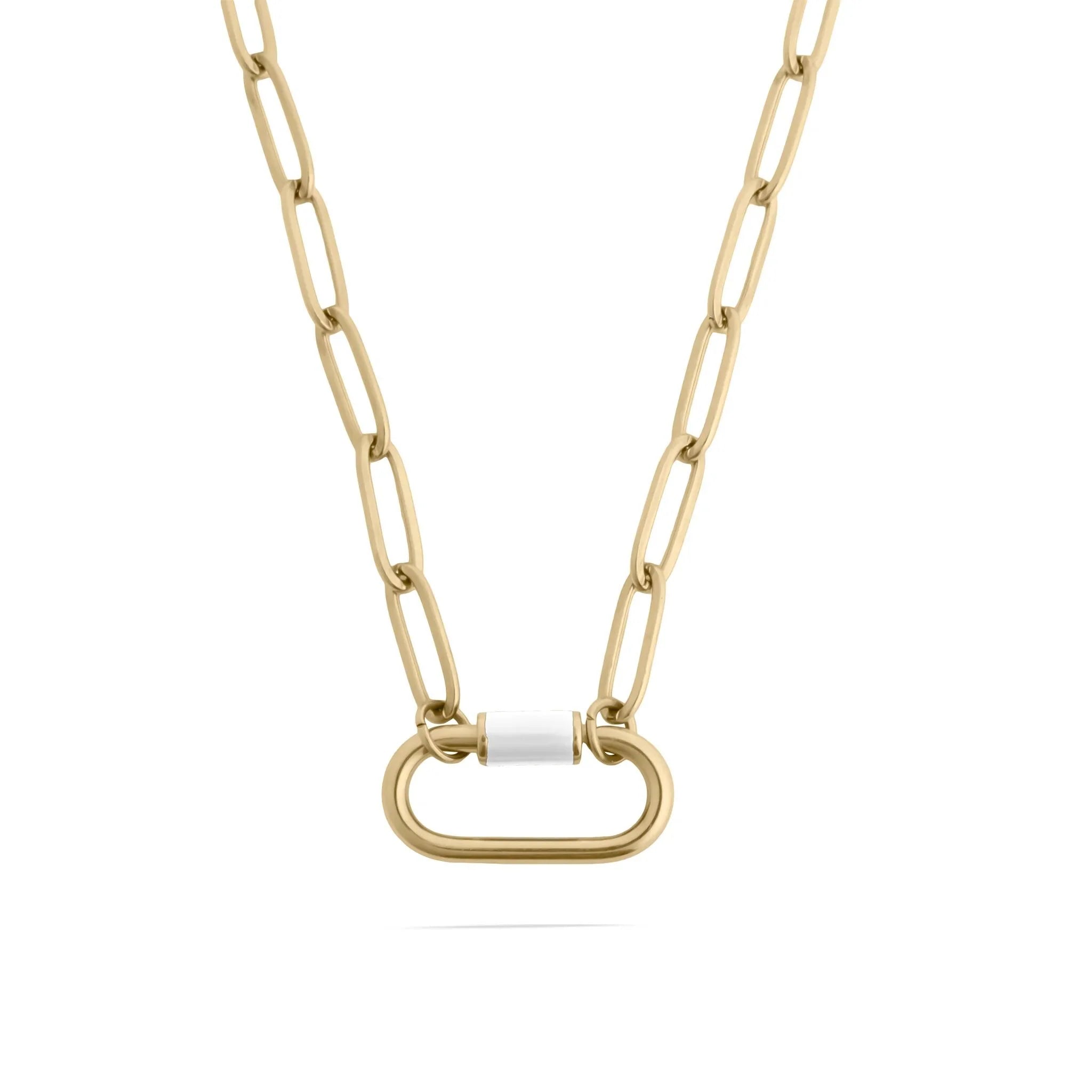Solene Carabiner Necklace