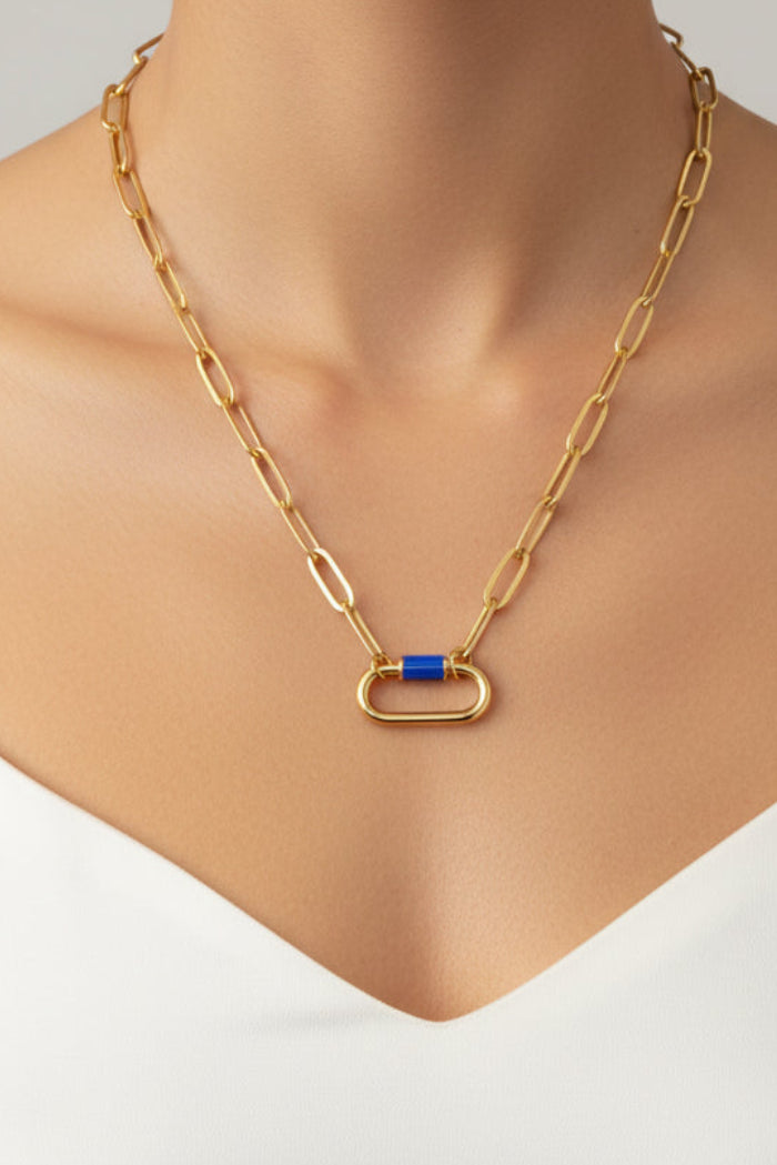 Solene Carabiner Necklace