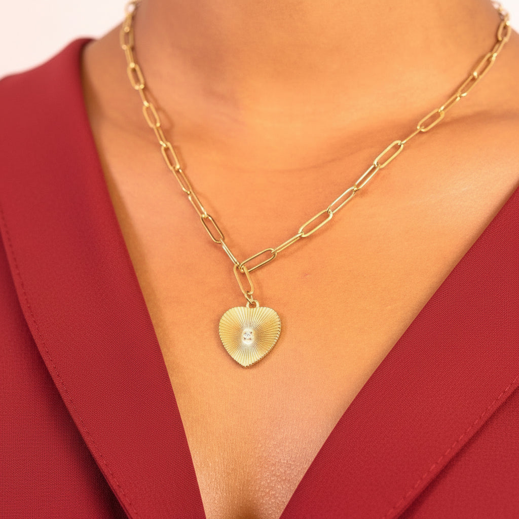 Solara Heart Necklace