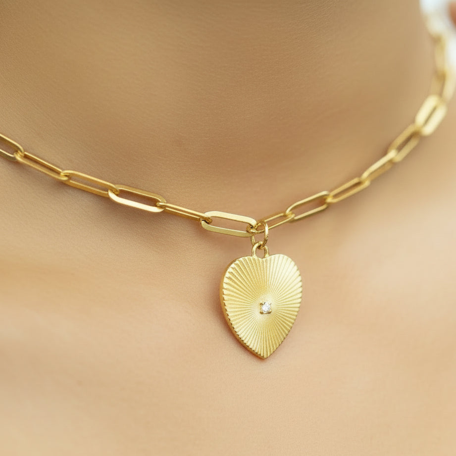 Solara Heart Necklace