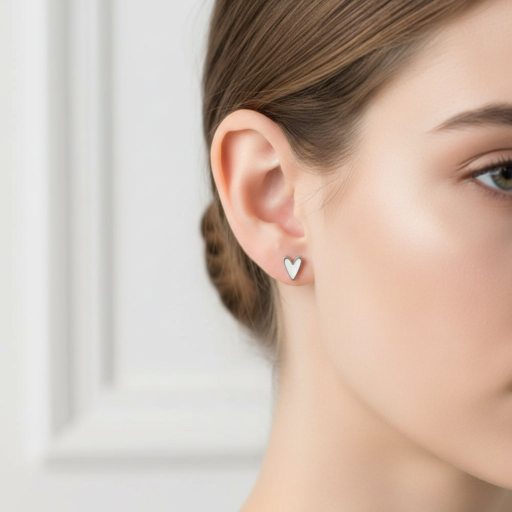 Pure Heart Mini Studs
