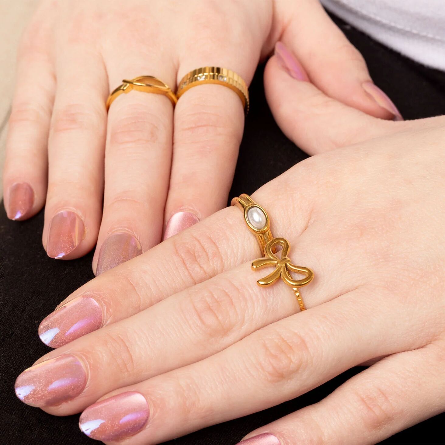 The Faith Stacking Ring