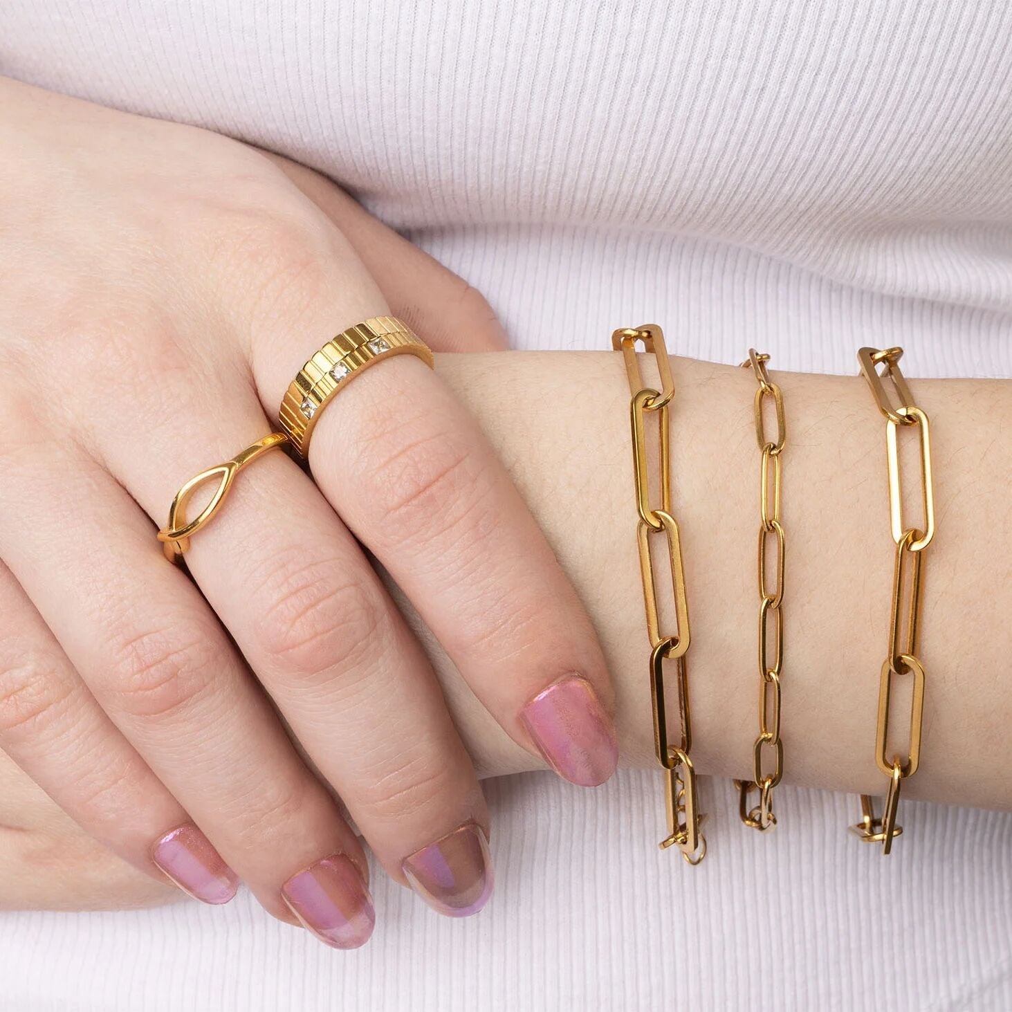 The Faith Stacking Ring