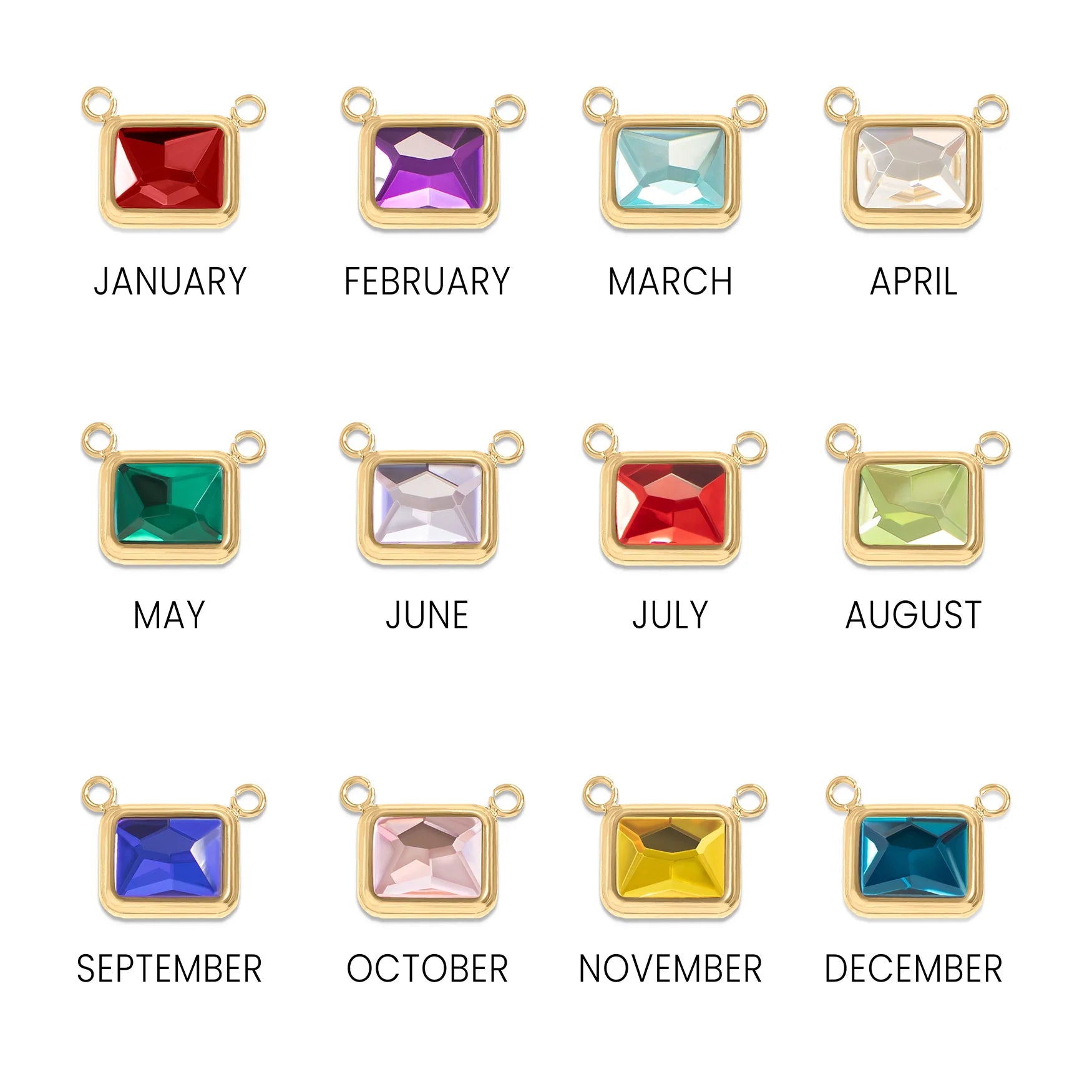 Customizable Birthstone Necklace