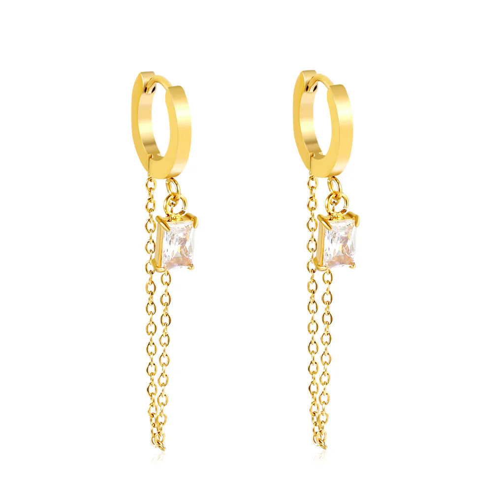Lola CZ Dangle Earrings