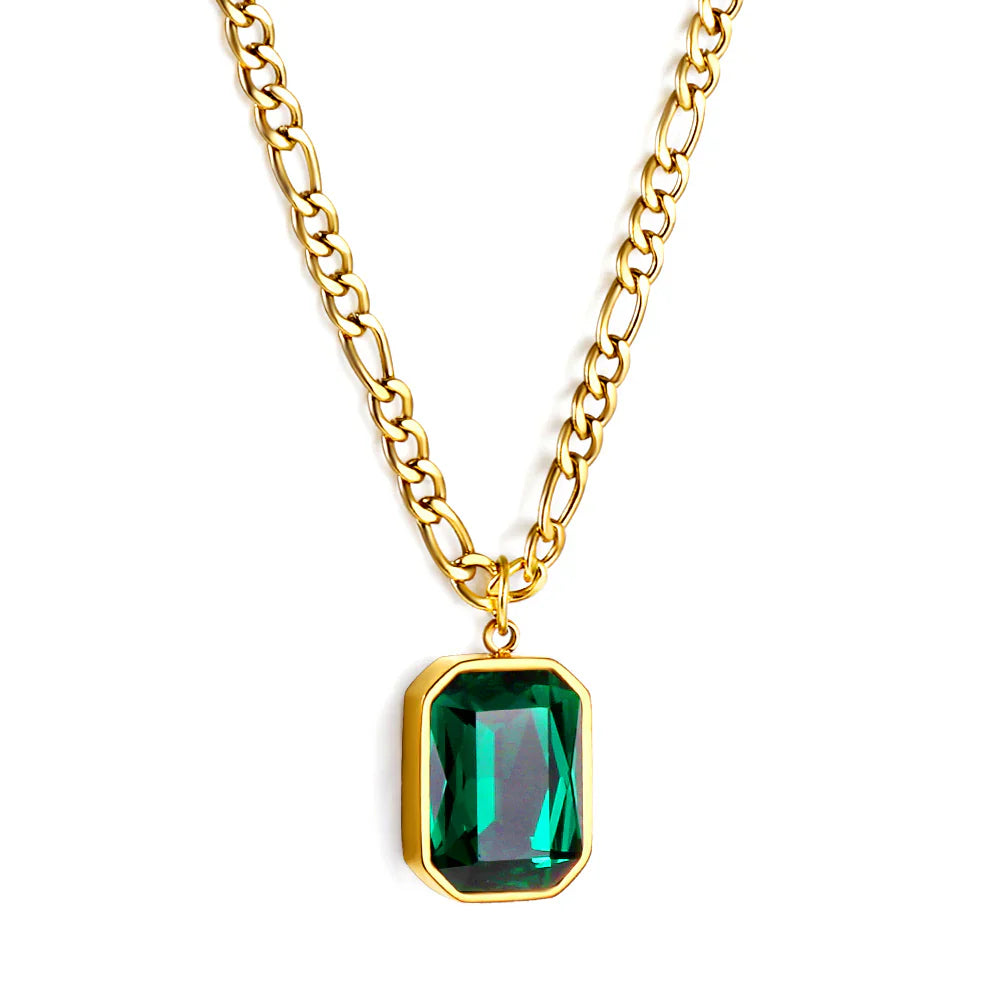 Verde Bar Necklace