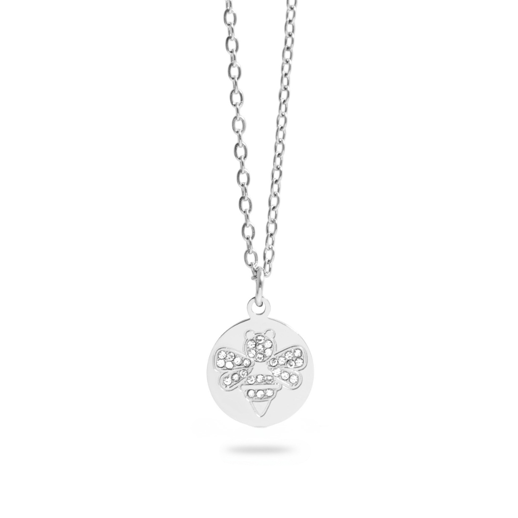 Cartouche Bee Necklace