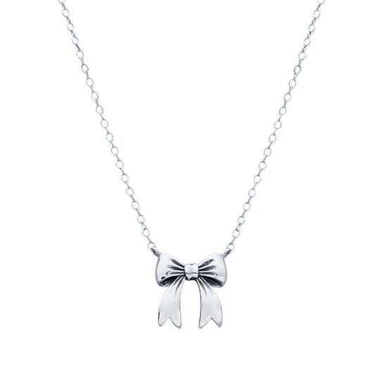 Sterling Silver Keepsake Bow Necklace