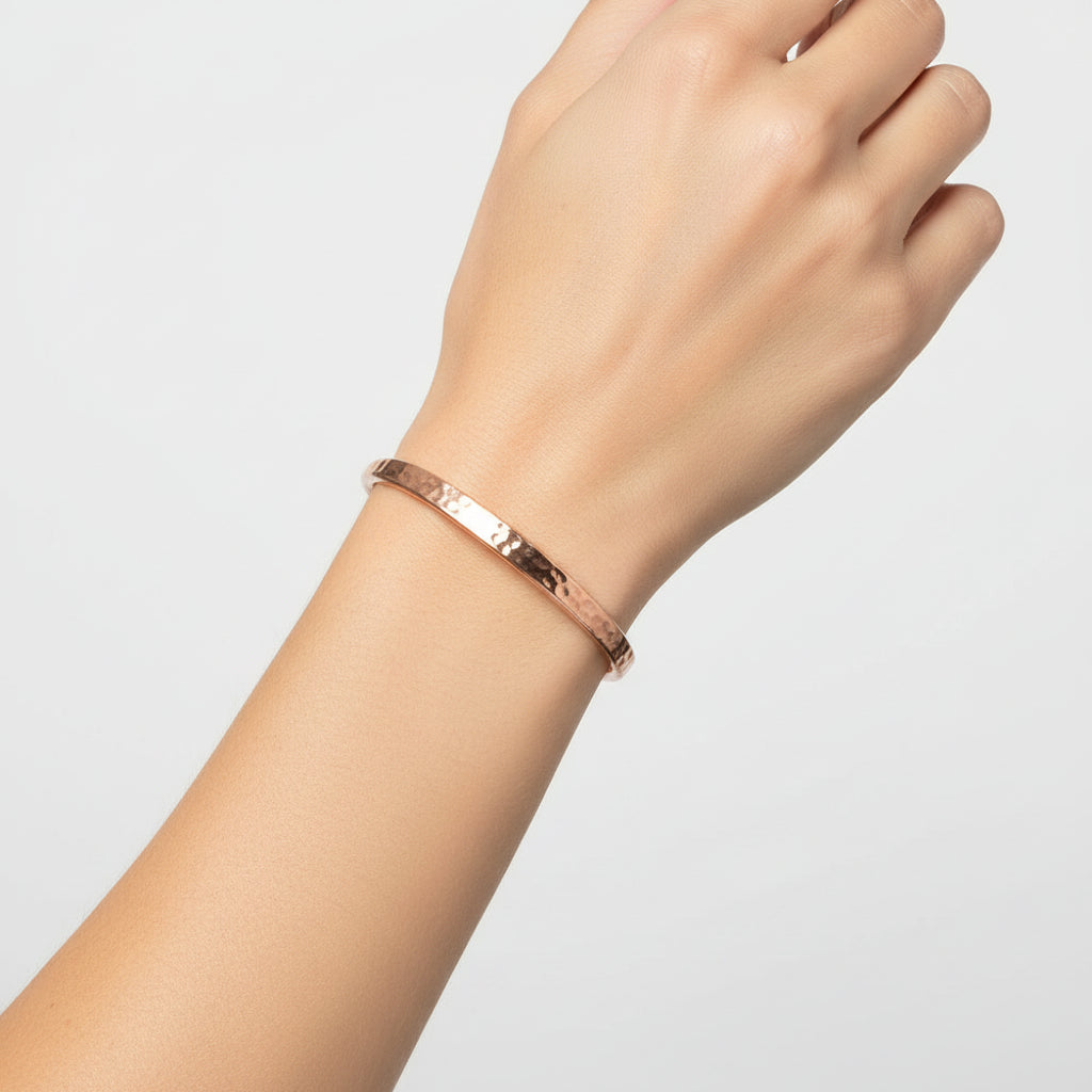 Ember Ridge Hammered Cuff