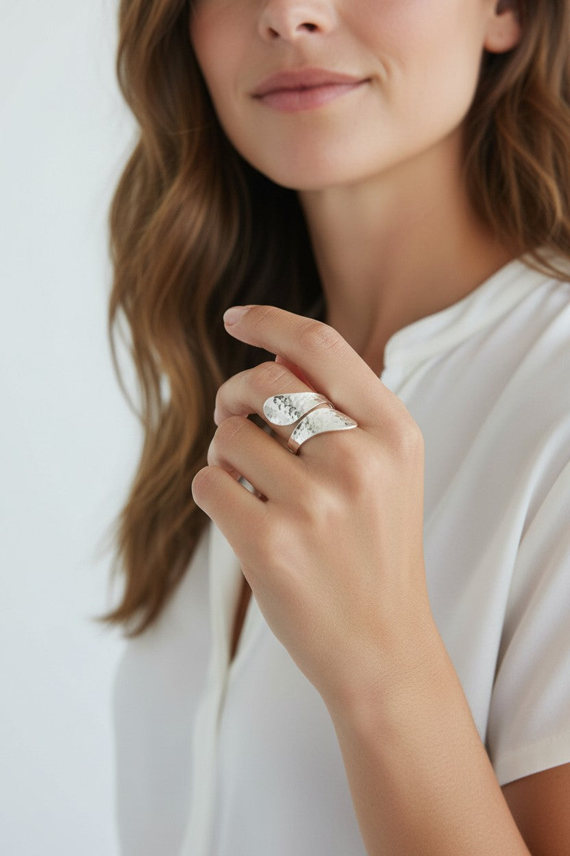 The Delilah Hammered Ring