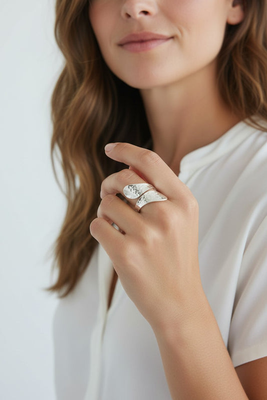The Delilah Hammered Ring