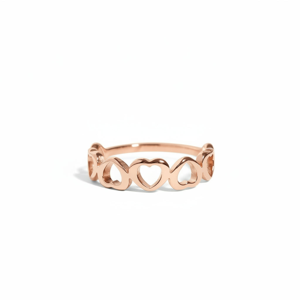 Heartline Stacking Ring