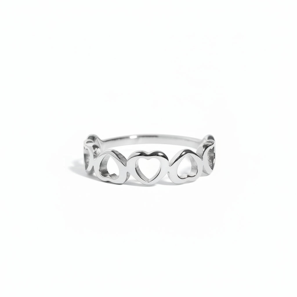 Heartline Stacking Ring