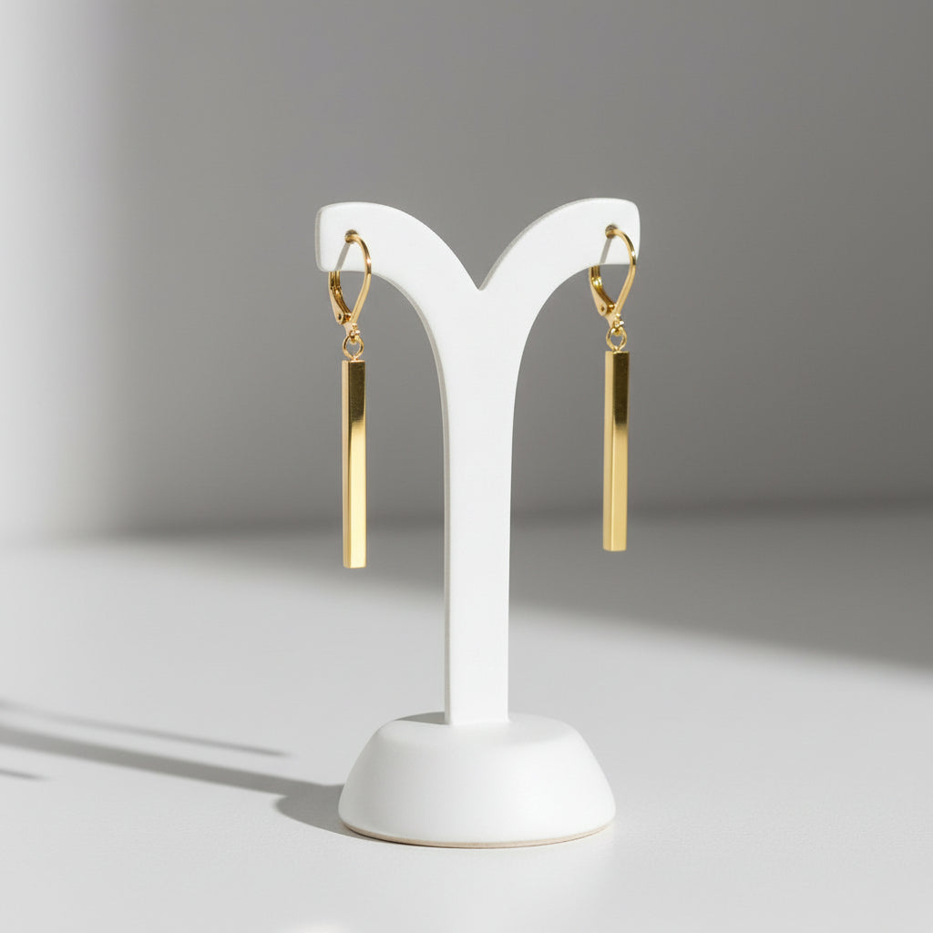 Barline Drop Earrings