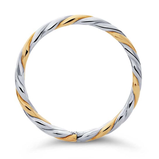 Two Tone Twist Ring