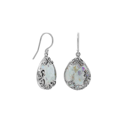 Imperial Roman Glass Earrings