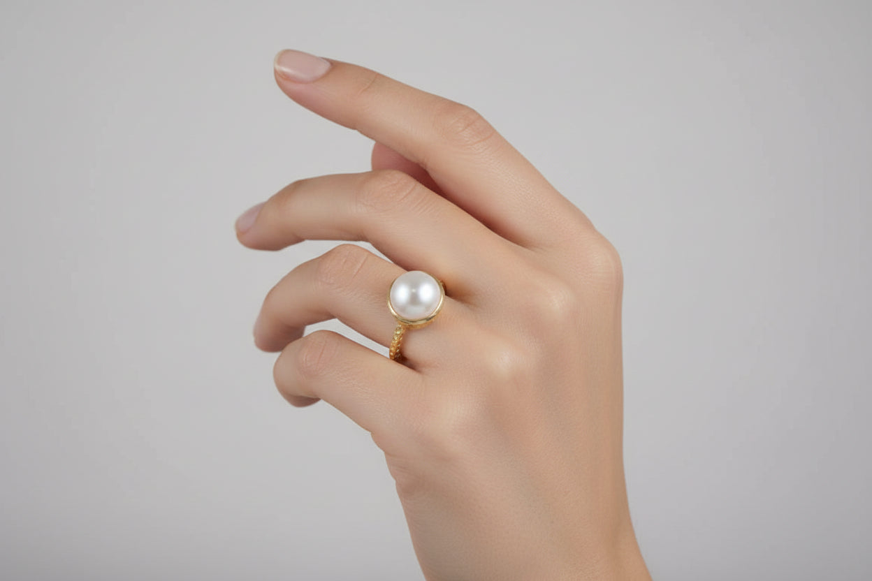 Luxe Pearl Ring