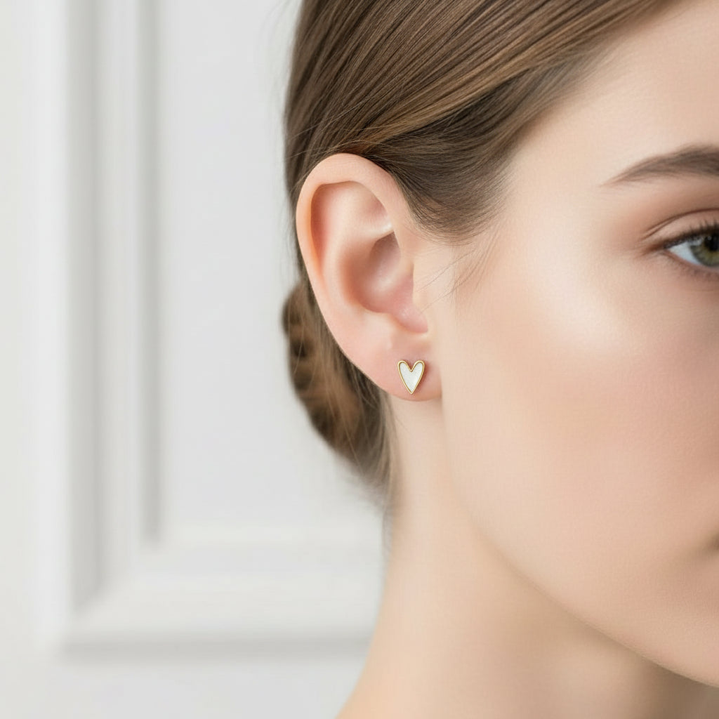 Pure Heart Mini Studs