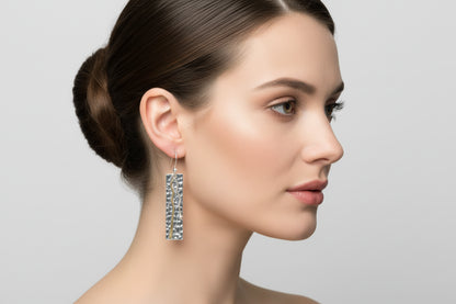 Gilded Dual Tone Earrings